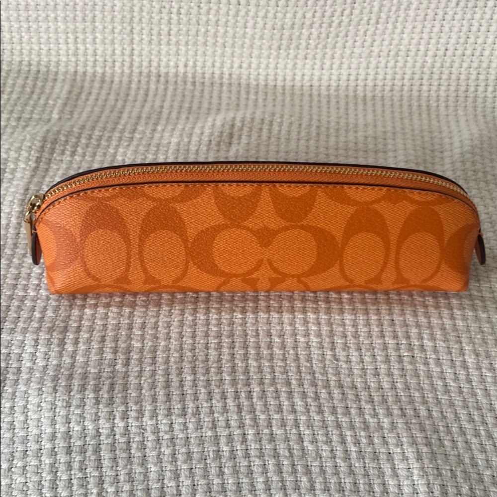 Coach Pencil Case in Signature Canvas